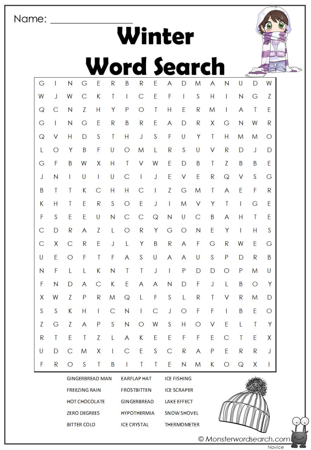 Winter Word Search