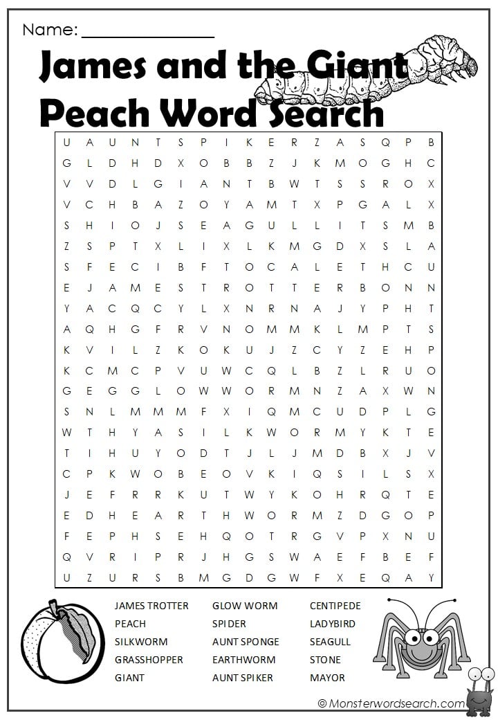 james-and-the-giant-peach-word-search