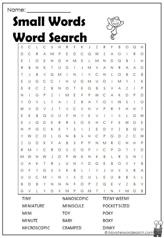 Small Words Word Search