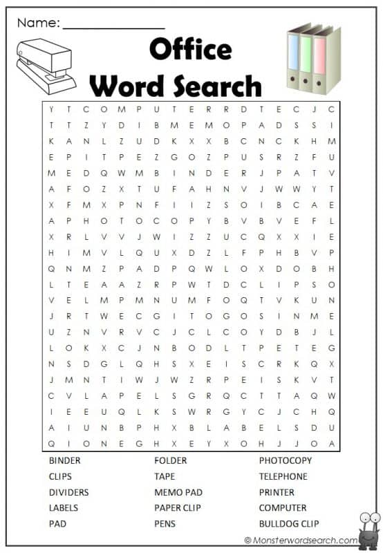 Office Word Search