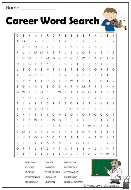 Career Word Search