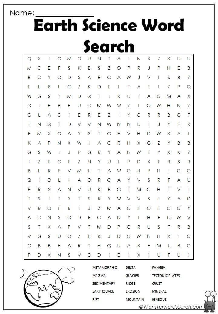 earth-science-word-search-monster-word-search