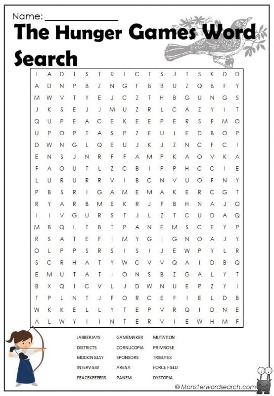 books archives monster word search