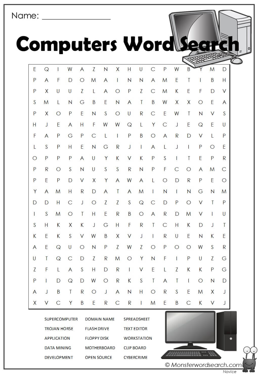 free-printable-computer-word-search
