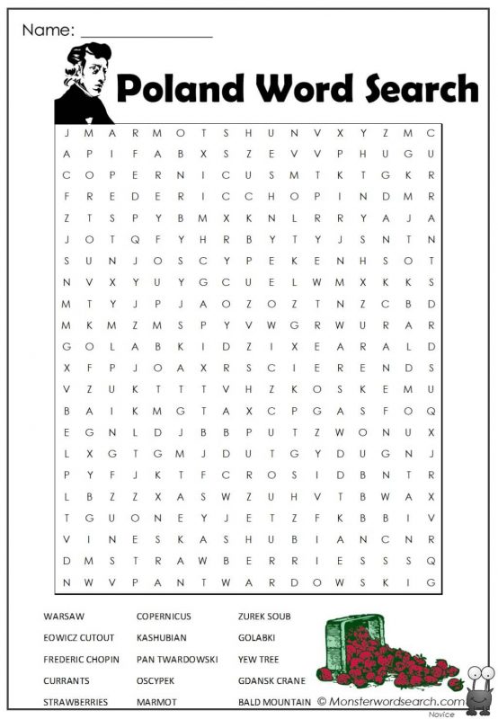 Poland Word Search
