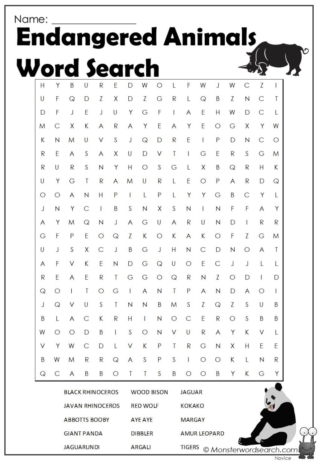 endangered-animals-word-search-monster-word-search