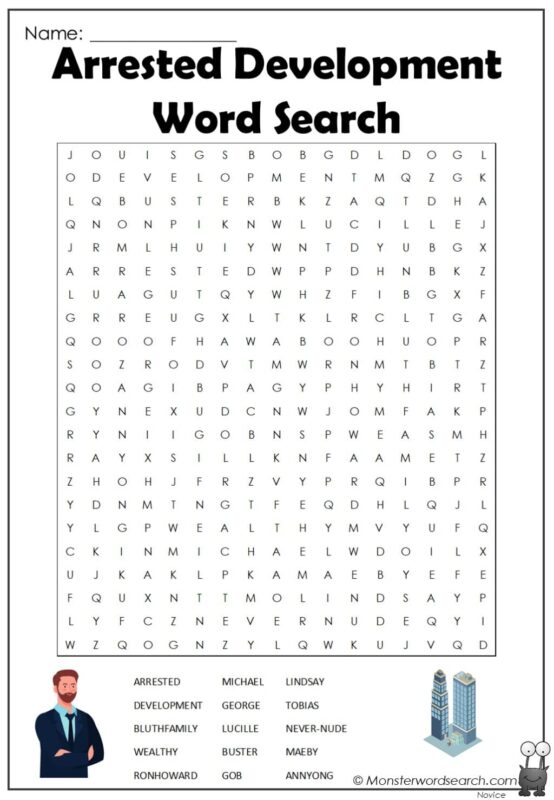 Arrested Development Word Search