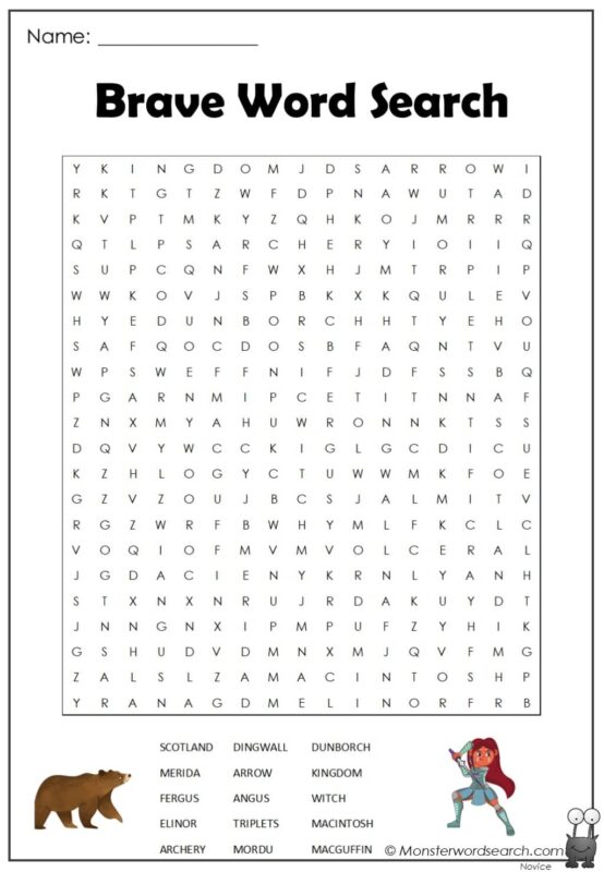 Brave Word Search