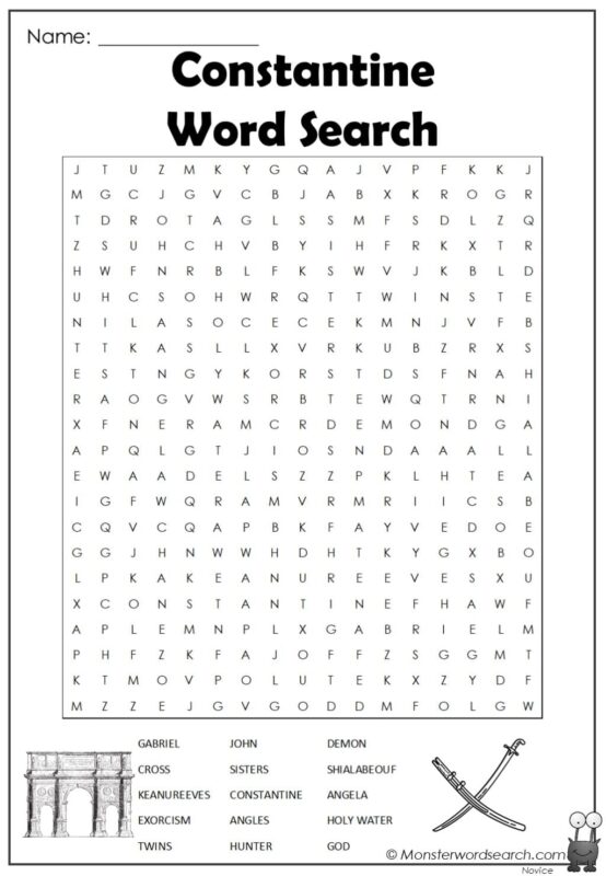 Constantine Word Search