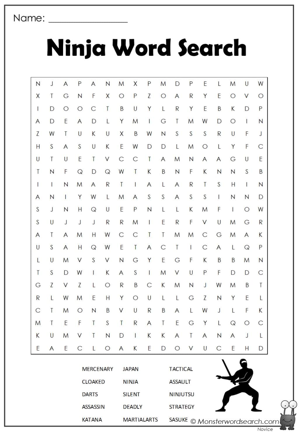 ninja-word-search-monster-word-search