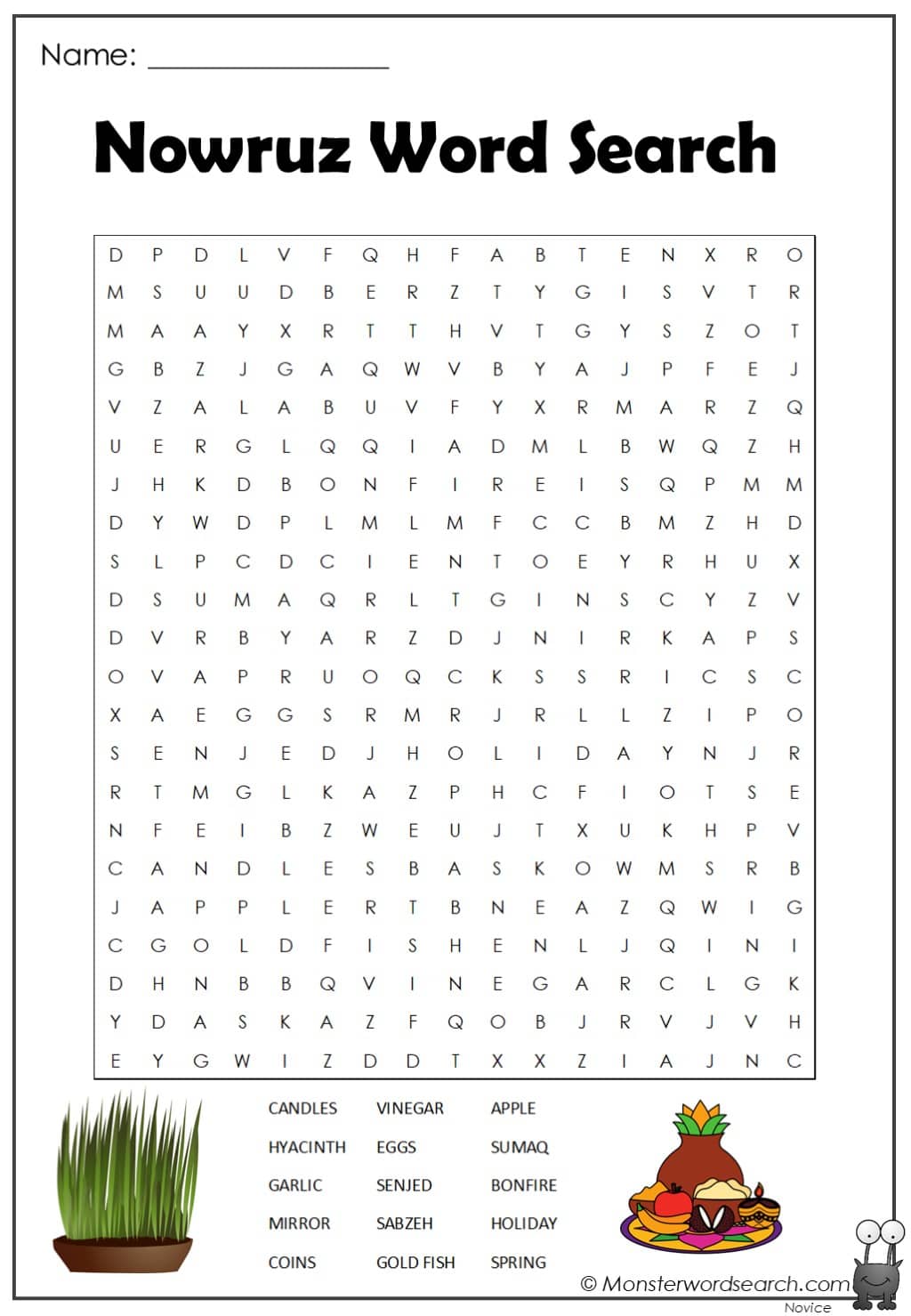 Nature and the Outdoors Word Search